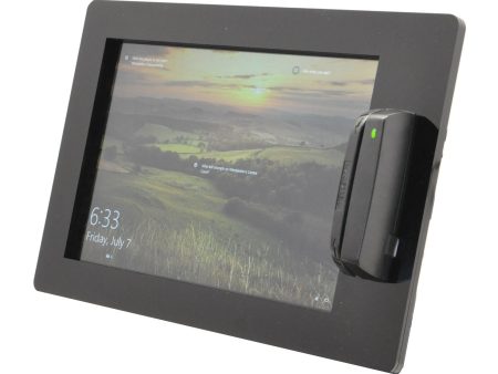 POS Kiosk Kit for Windows based Tablet with USB Swipe Card Reader Mount supports Magtek Dynamag Online now