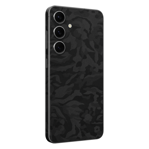 Samsung Galaxy S24 Luxuria BLACK CAMO 3D TEXTURED Skin Cheap