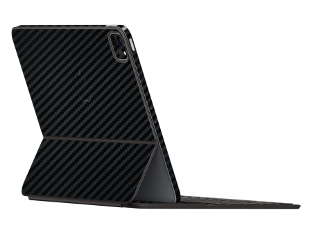 Smart Keyboard FOLIO for iPad Pro 12.9  3D Textured CARBON Fibre Skin - BLACK Cheap