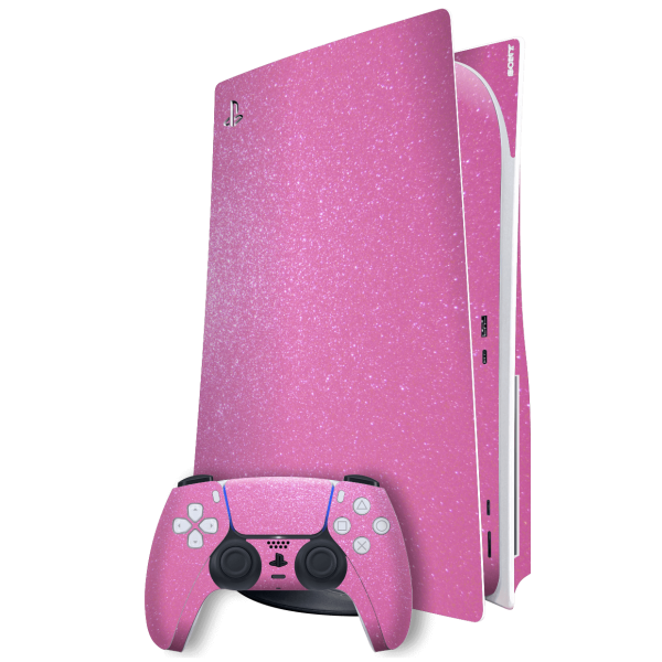 PlayStation 5 (PS5) DISC Edition DIAMOND PINK Skin Supply