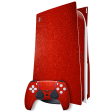 PlayStation 5 (PS5) DISC Edition DIAMOND RED Skin Online Sale