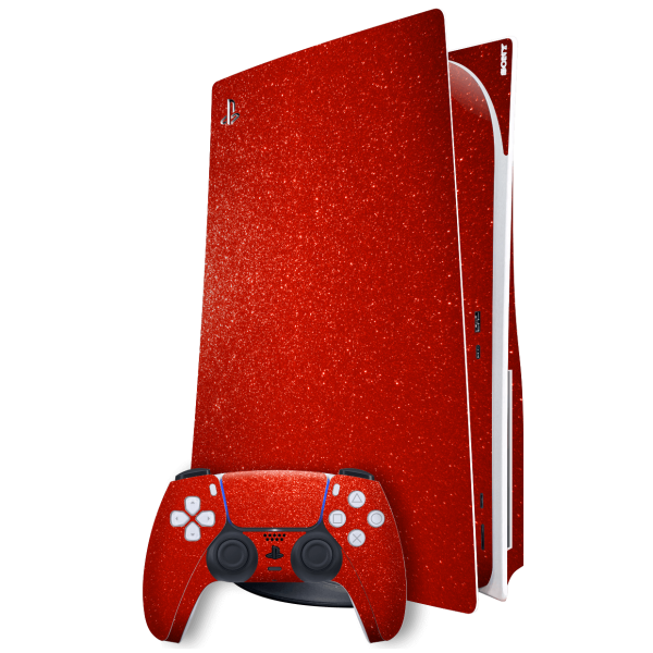 PlayStation 5 (PS5) DISC Edition DIAMOND RED Skin Online Sale