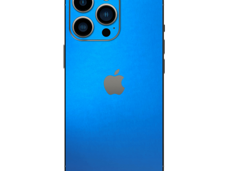 iPhone 14 PRO SATIN BLUE Metallic Skin on Sale