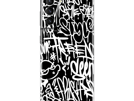 Samsung Galaxy S21+ PLUS SIGNATURE Monochrome Graffiti Skin Online now