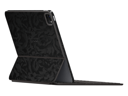 Smart Keyboard FOLIO for iPad Pro 12.9  LUXURIA BLACK CAMO 3D TEXTURED Skin For Sale