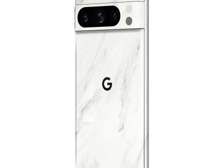 Google Pixel 8 PRO LUXURIA White MARBLE Skin Discount