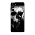 Samsung Galaxy S21+ PLUS SIGNATURE Horror Black & White SKULL Skin Sale