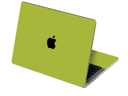 MacBook PRO 14  (2021 2023) LUXURIA Lime Green Textured Skin For Sale