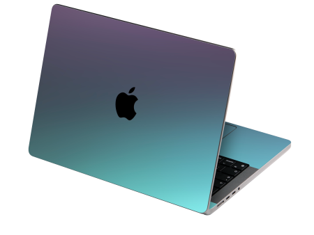 MacBook PRO 14  (2021 2023) CHAMELEON TURQUOISE LAVENDER Matt Metallic Skin Online