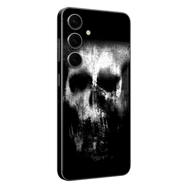 Samsung Galaxy S24 SIGNATURE Horror Black & White SKULL Skin Sale