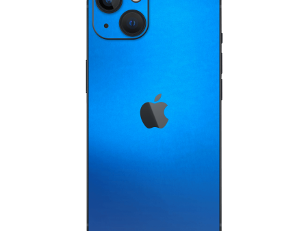 iPhone 13 MINI SATIN BLUE Metallic Skin Online now