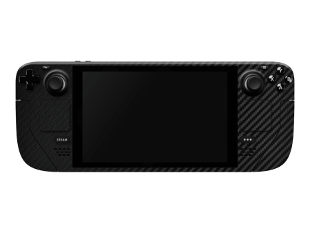 Steam Deck Oled Textured CARBON Fibre Skin - BLACK Hot on Sale