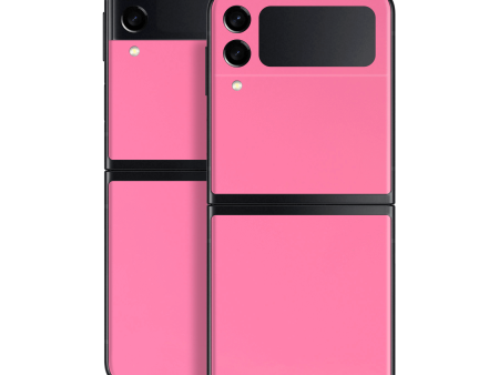 Samsung Galaxy Z Flip 3 GLOSSY HOT PINK Skin Supply