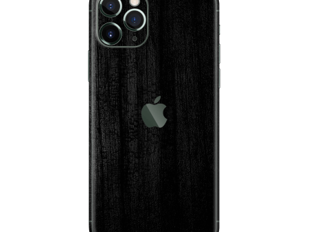 iPhone 11 Pro MAX LUXURIA Black CHARCOAL Textured Skin Supply