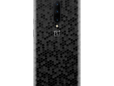 OnePlus 7 PRO LUXURIA BLACK HONEYCOMB 3D TEXTURED Skin Fashion