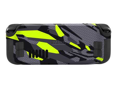 Steam Deck Oled SIGNATURE Abstract Green CAMO Skin For Discount