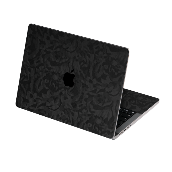 MacBook PRO 14  (2021 2023) Luxuria BLACK CAMO 3D TEXTURED Skin Hot on Sale