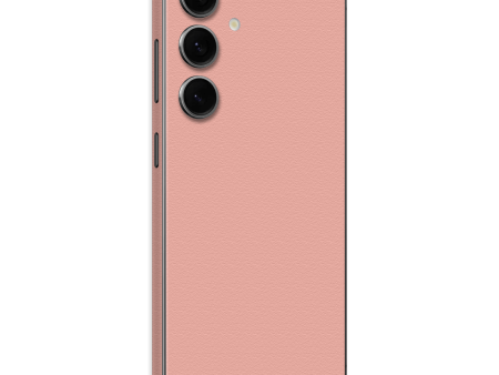 Samsung Galaxy S24 LUXURIA Soft PINK Textured Skin Discount