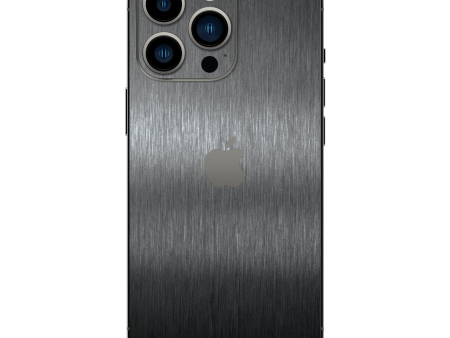 iPhone 15 Pro MAX BRUSHED TITANIUM Metallic Skin Cheap