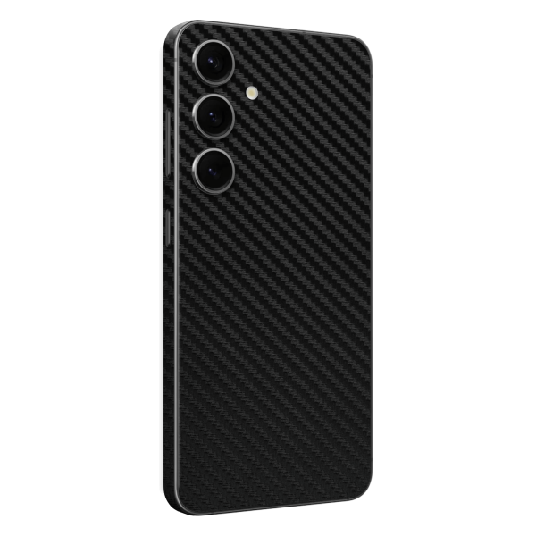 Samsung Galaxy S24+ PLUS Textured CARBON Fibre Skin - BLACK on Sale