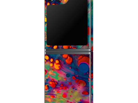 Samsung Z Flip 5 SIGNATURE Abstract Art Impression Skin For Cheap