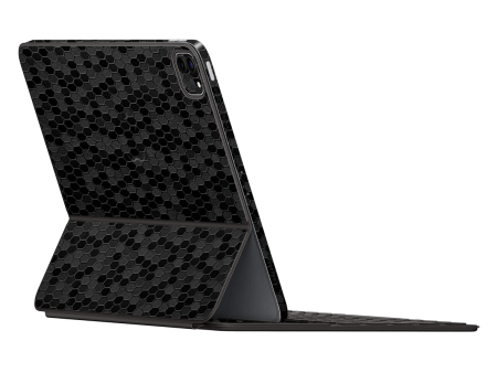 Smart Keyboard FOLIO for iPad Pro 12.9  LUXURIA BLACK HONEYCOMB 3D TEXTURED Skin Online Hot Sale