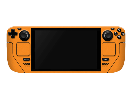 Steam Deck Oled LUXURIA Sunrise Orange Matt Textured Skin For Cheap