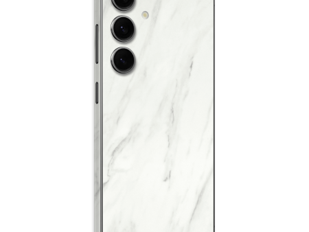 Samsung Galaxy S24 LUXURIA White MARBLE Skin Sale