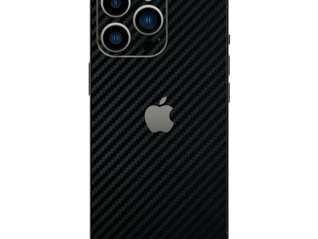 iPhone 15 Pro MAX Textured CARBON Fibre Skin - BLACK Discount