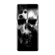 Samsung Galaxy S21 ULTRA SIGNATURE Horror Black & White SKULL Skin Online now