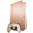 PlayStation 5 (PS5) DISC Edition LUXURIA Rose Gold Metallic Skin Fashion