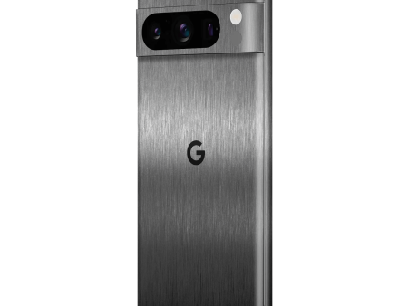 Google Pixel 8 PRO BRUSHED TITANIUM Metallic Skin Fashion