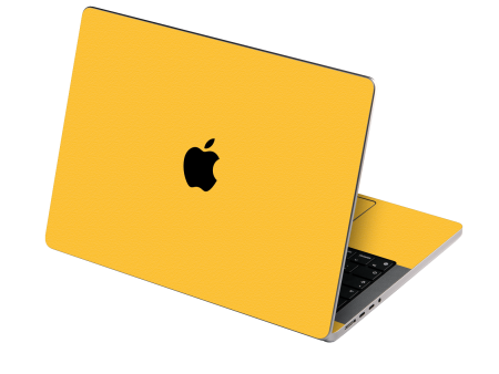 MacBook PRO 16  (2021 2023) LUXURIA Tuscany Yellow Textured Skin on Sale