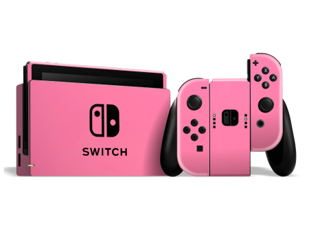 Nintendo SWITCH GLOSSY HOT PINK Skin Sale