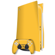 PlayStation 5 (PS5) DISC Edition LUXURIA Tuscany Yellow Textured Skin Supply