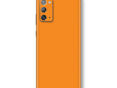 Samsung Galaxy NOTE 20 LUXURIA Sunrise Orange Matt Textured Skin on Sale