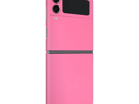 Samsung Z Flip 4 GLOSSY HOT PINK Skin Fashion