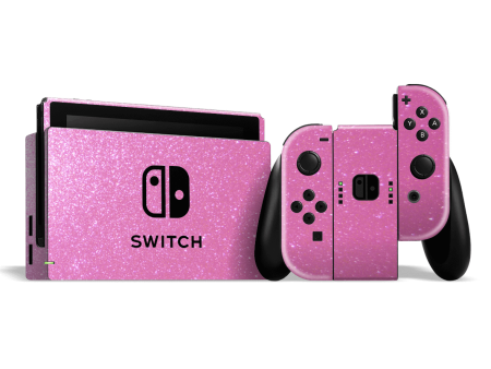 Nintendo SWITCH Diamond PINK Skin For Cheap