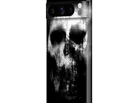 Google Pixel 8 PRO SIGNATURE Horror Black & White SKULL Skin Online Sale