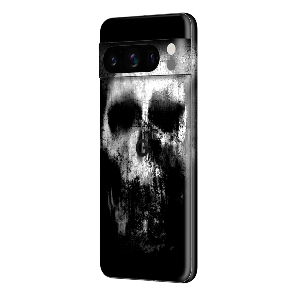 Google Pixel 8 PRO SIGNATURE Horror Black & White SKULL Skin Online Sale