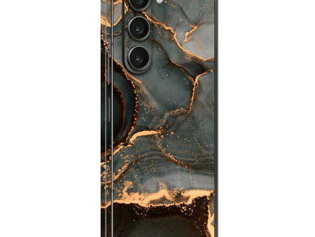 Samsung Galaxy Z FOLD 5 SIGNATURE AGATE GEODE Deep Forest Skin Online now