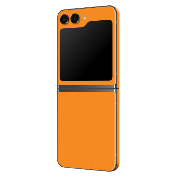 Samsung Z Flip 5 LUXURIA Sunrise Orange Matt Textured Skin on Sale