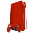 PlayStation 5 (PS5) DISC Edition LUXURIA Red Cherry Juice Matt Textured Skin Online