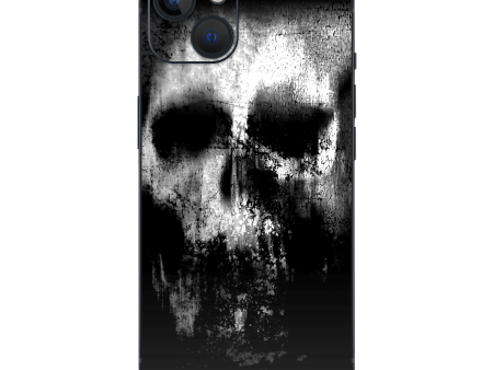 iPhone 13 MINI SIGNATURE Horror Black & White SKULL Skin Discount