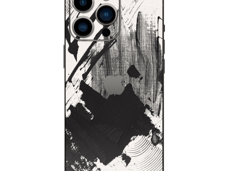 iPhone 14 PRO SIGNATURE Black & White Madness Skin For Sale