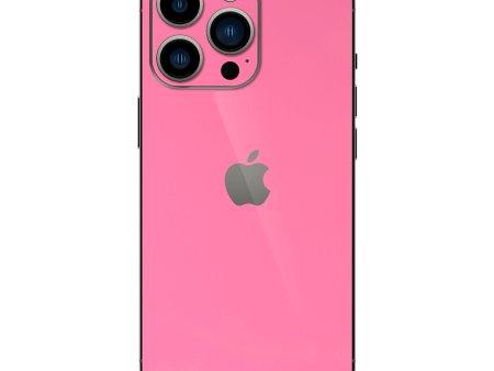 iPhone 14 PRO GLOSSY HOT PINK Skin For Sale