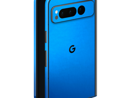 Google PIXEL FOLD SATIN BLUE Metallic Skin Online Sale