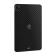 iPad PRO 11  (2021) Textured CARBON Fibre Skin - BLACK For Cheap