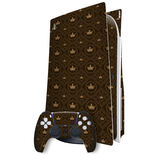 Playstation 5 (PS5) DISC Edition SIGNATURE ROYAL Pattern Skin Online now