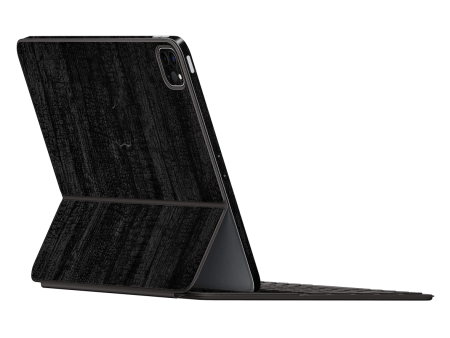 Smart Keyboard FOLIO for iPad Pro 12.9  LUXURIA BLACK CHARCOAL Textured Skin Online Sale